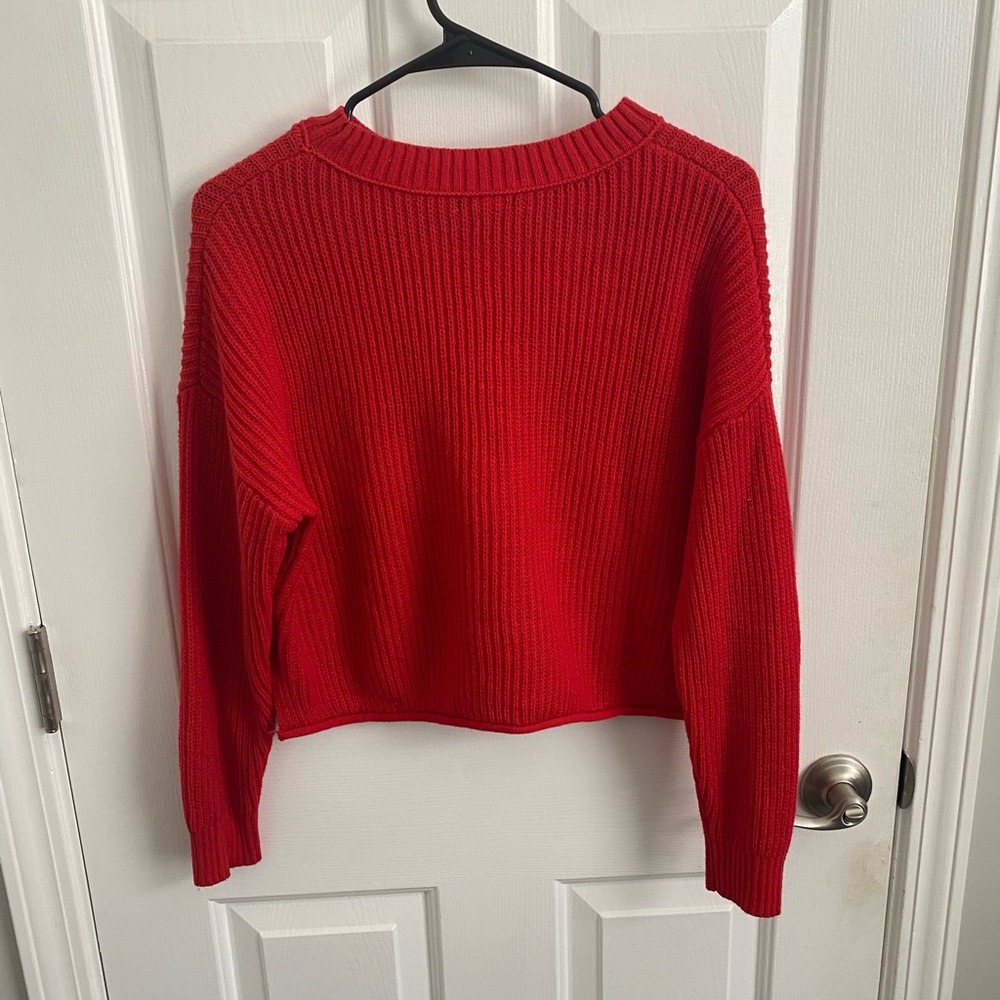 Red sweater